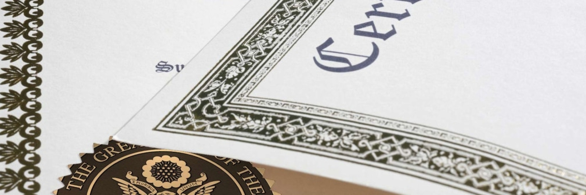 image of certificates